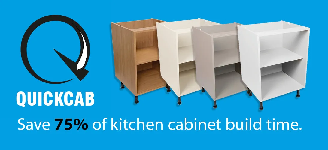 Kitchen Cabinet - Quickcab Curved Base Unit | Stylish & Functional Kitchen Cabinet