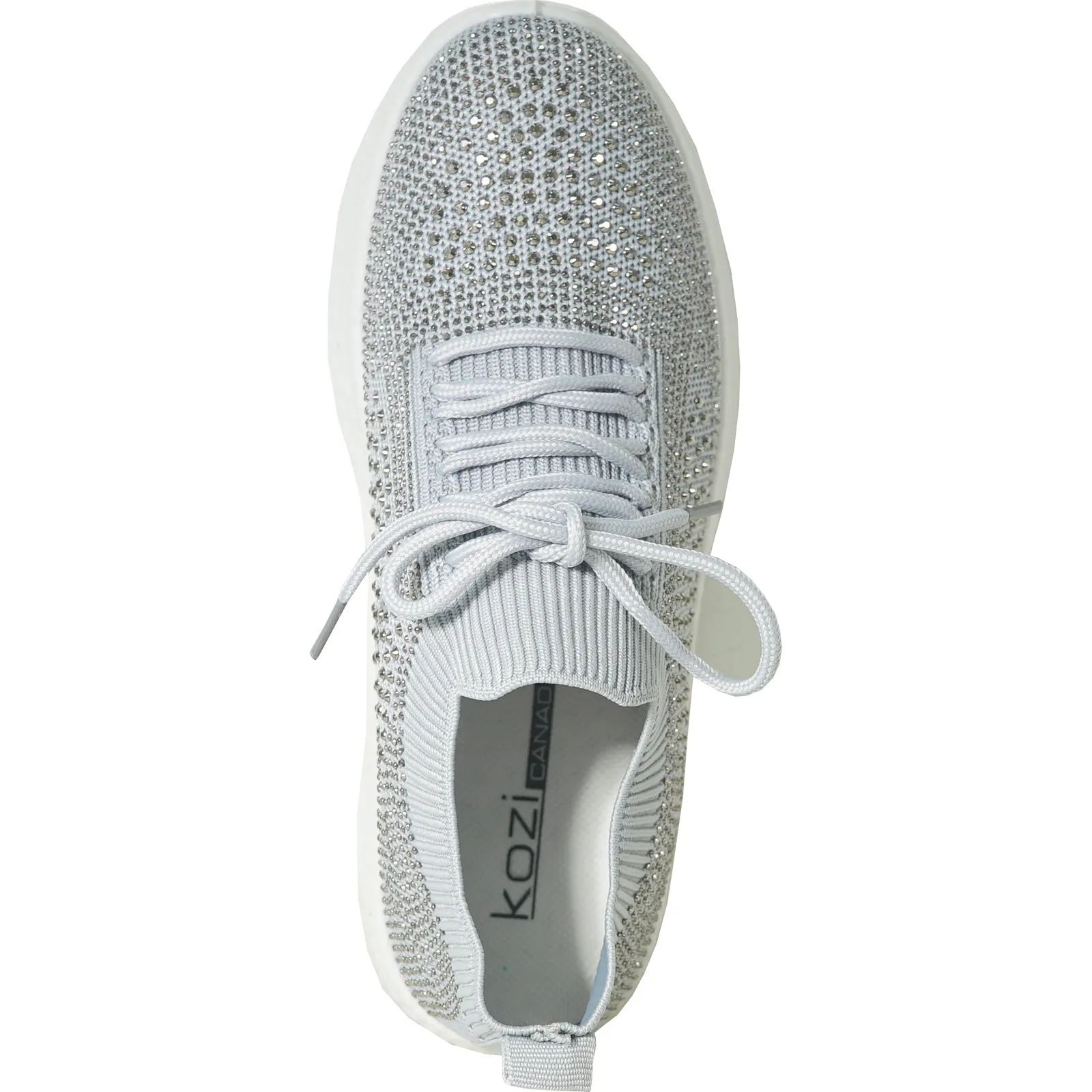 KOZI Women Casual Shoe YQ3260 Comfort Shoe Silver