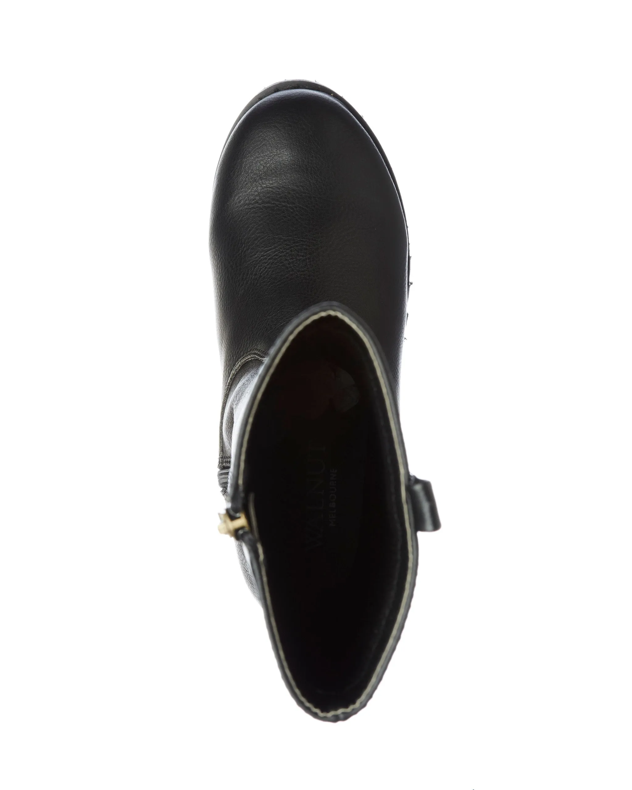 Lily Long Boot Leather Black