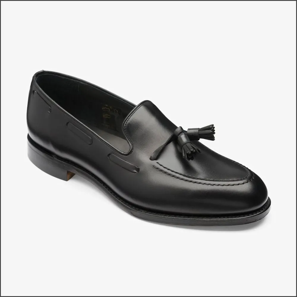 Loake Russell Black Leather Loafer-