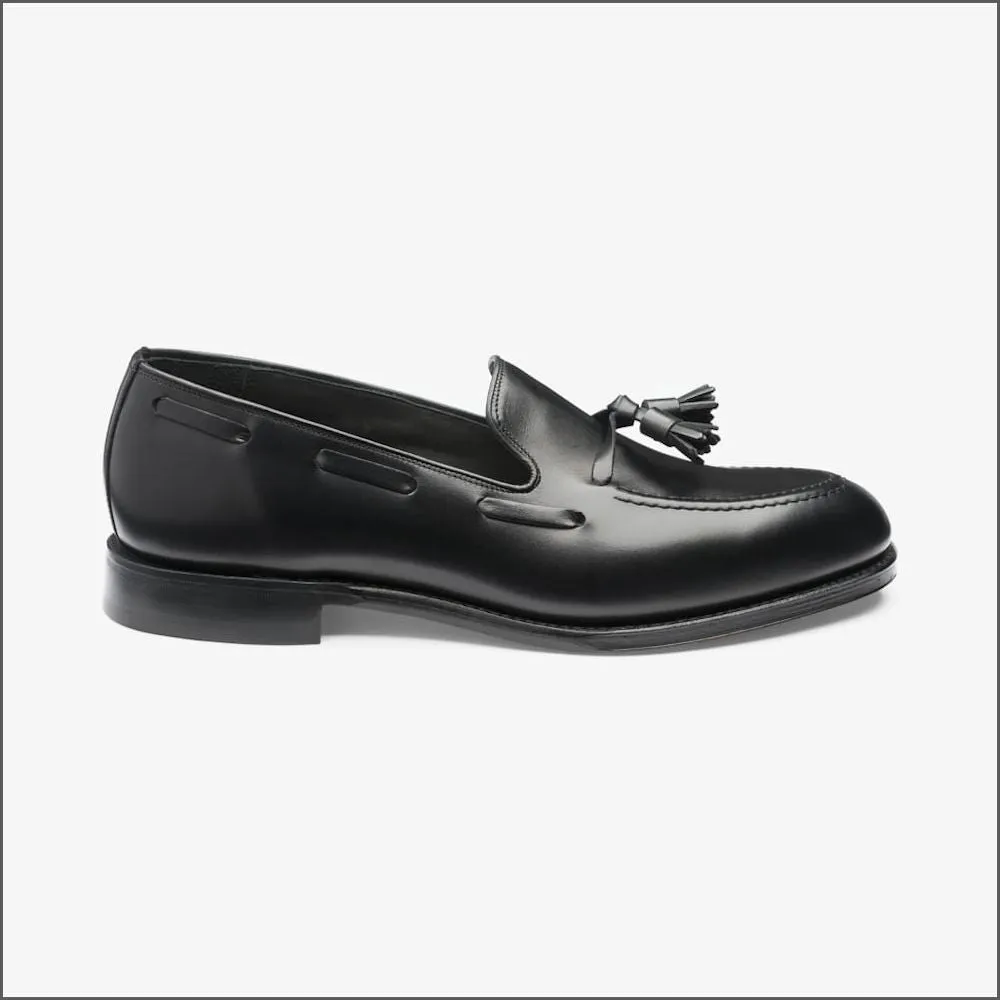 Loake Russell Black Leather Loafer-