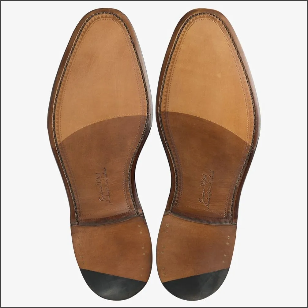 Loake Russell Black Leather Loafer-