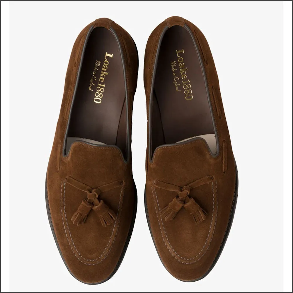 Loake Russell Polo Suede Loafer--
