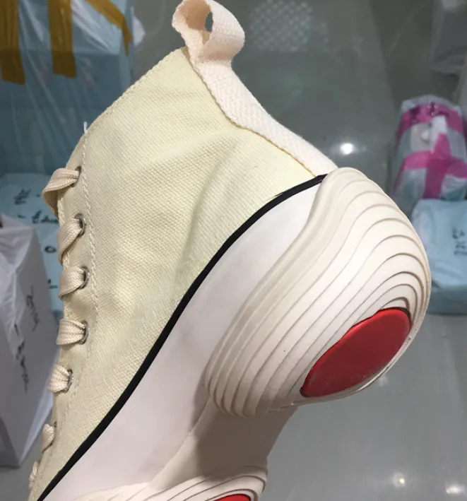 LUXE SEVEN DESIGN HIGH TOP TRAINERS WITH CHUNKY SOLE
