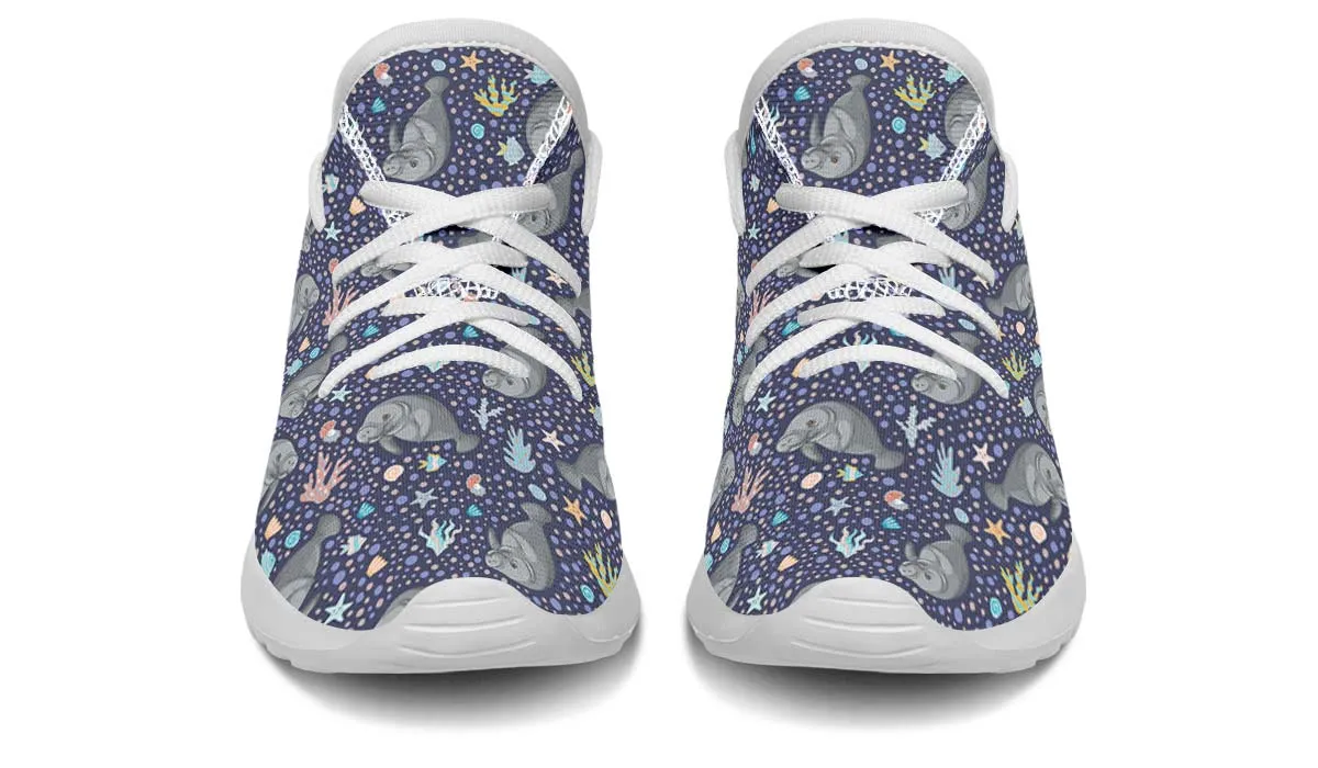 Manatee Party Kids Sneakers