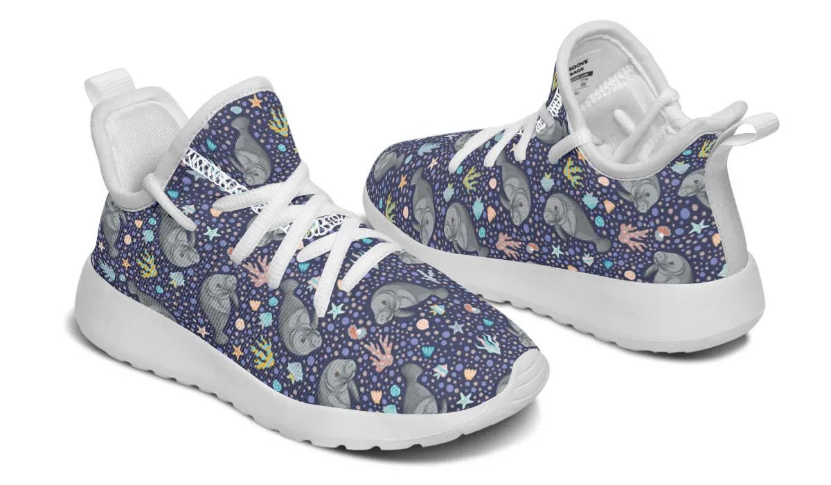 Manatee Party Kids Sneakers