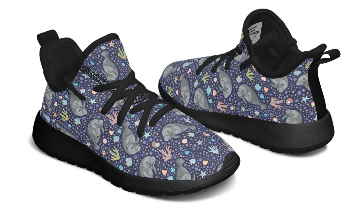 Manatee Party Kids Sneakers