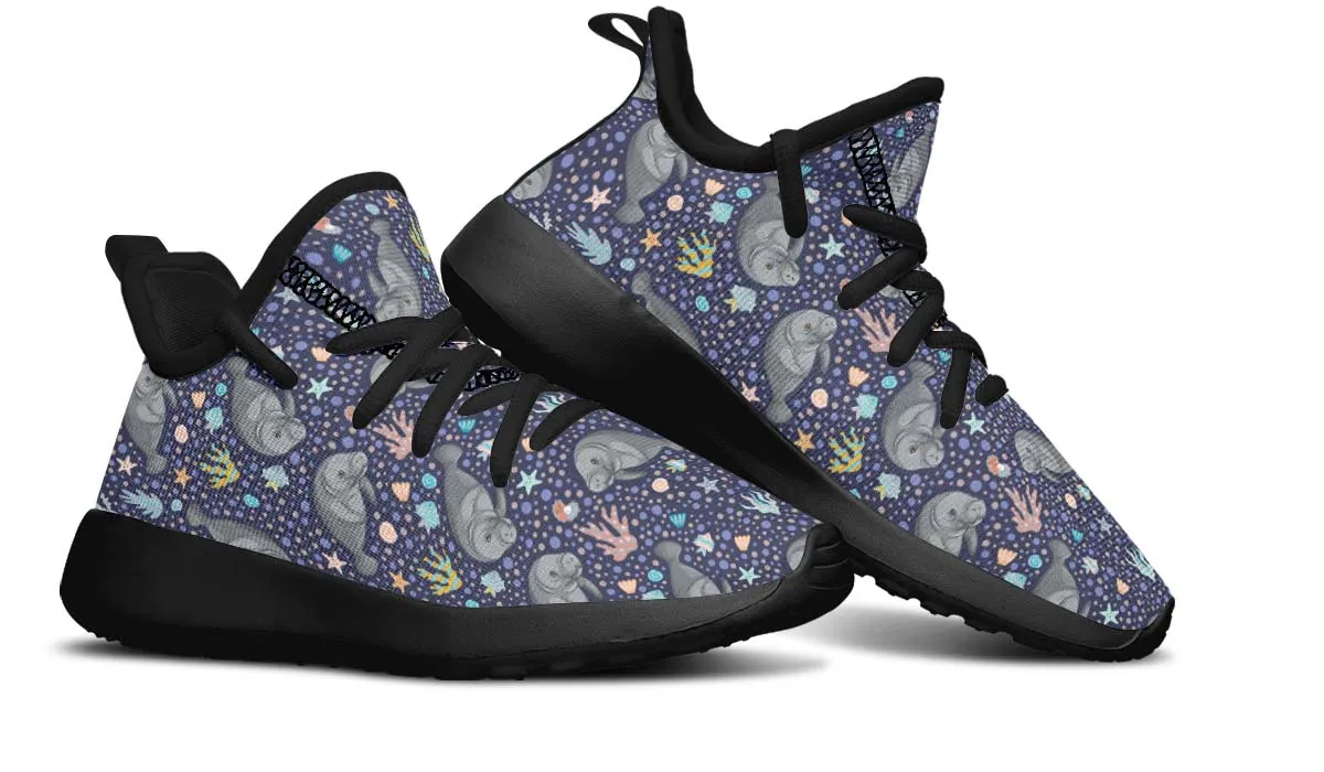 Manatee Party Kids Sneakers
