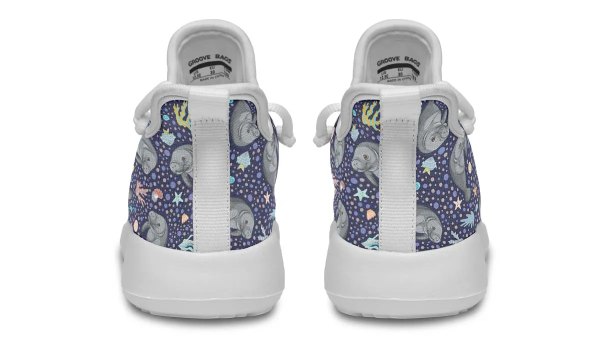 Manatee Party Kids Sneakers