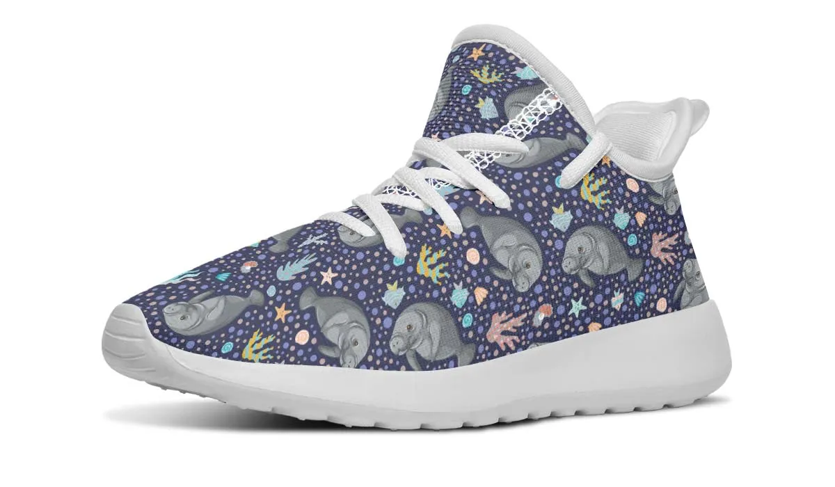 Manatee Party Kids Sneakers