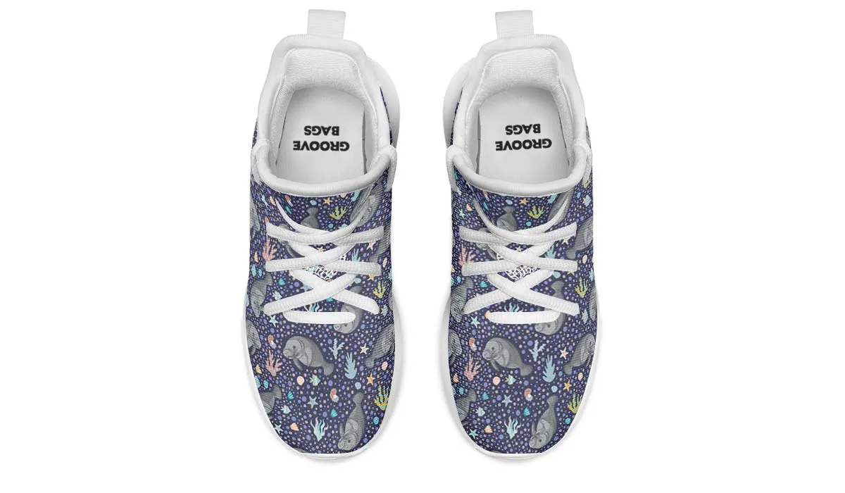 Manatee Party Kids Sneakers