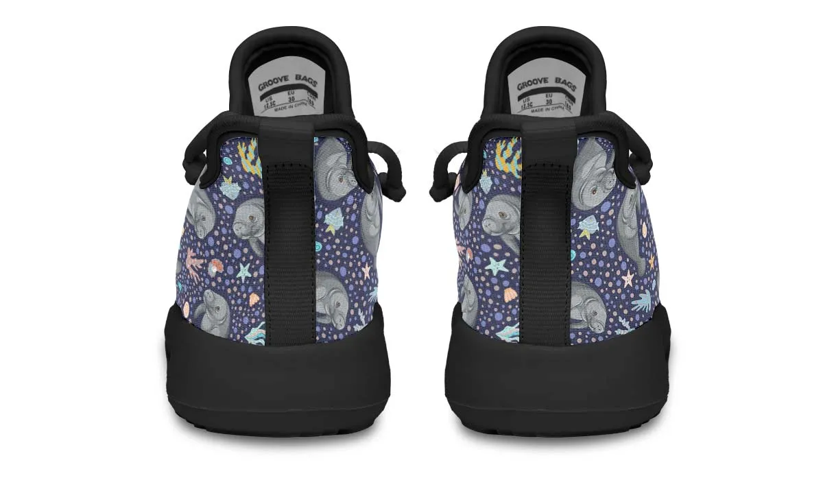 Manatee Party Kids Sneakers