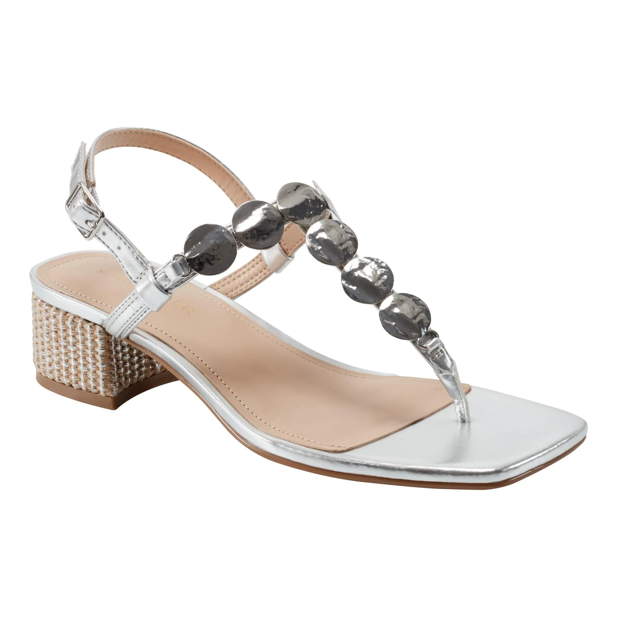 Marc Fisher Women's Caylie Silver M