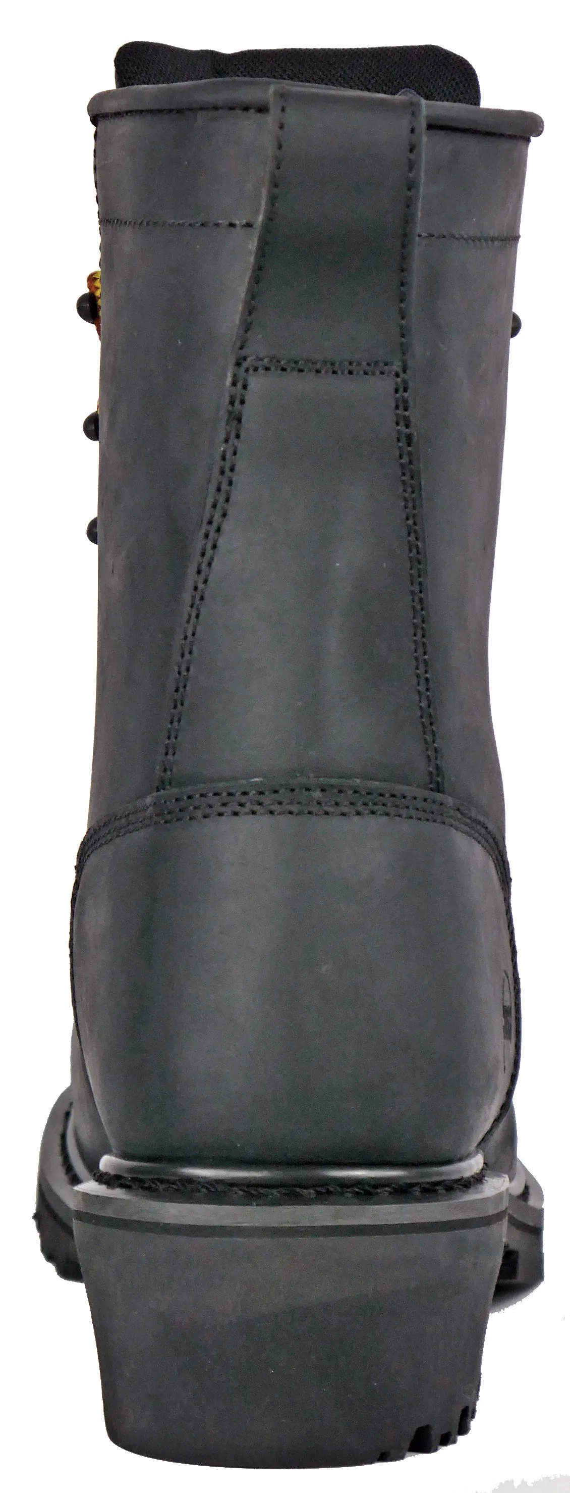 Men's Hoss 8" Kiltie Cross Cut Logger Black, EH, WP, PR,  Composite Toe Boot