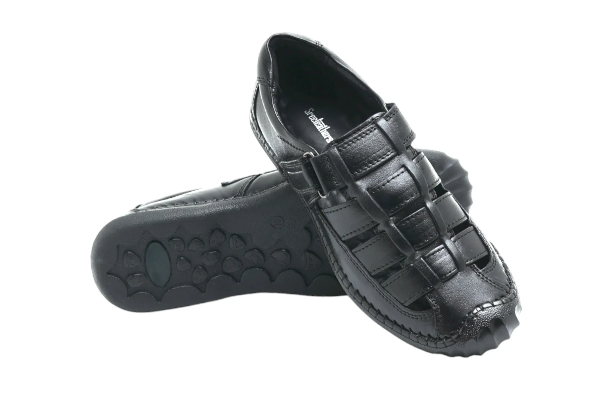Mens leather sandal 32237