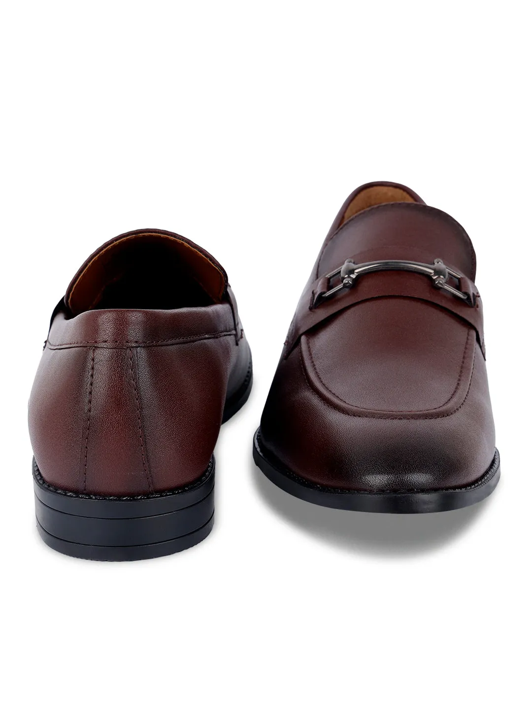 Men's Rosewood Shoes Slipon Style Comfortable Moccasins with Buckle
