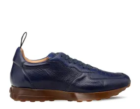 Mezlan "Gerardo" Deerskin Sneaker-Blue