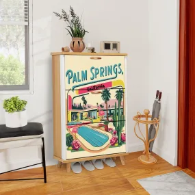 Mid Century Modern Palm Springs California Mid Mod Shoe Cabinet