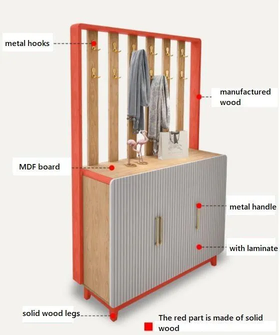 Modern Shoe Cabinet and Divider | ALYSSA
