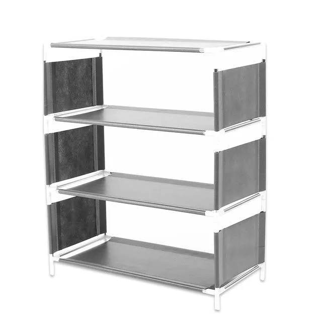Non-woven shoe storage rack, hall closet, adjustable storage rack, removable storage rack shoe door, DIY, easy to install