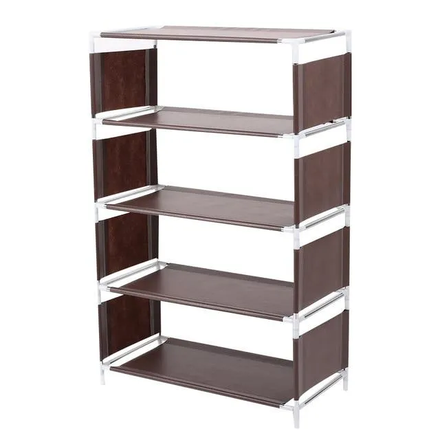 Non-woven shoe storage rack, hall closet, adjustable storage rack, removable storage rack shoe door, DIY, easy to install