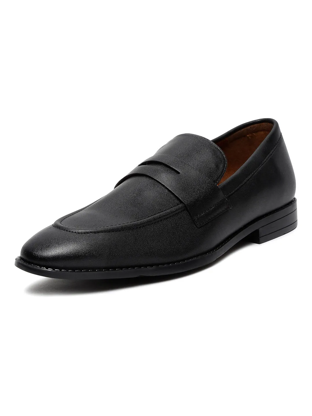 Obsidian Black Slipon Style Comfortable Moccasins