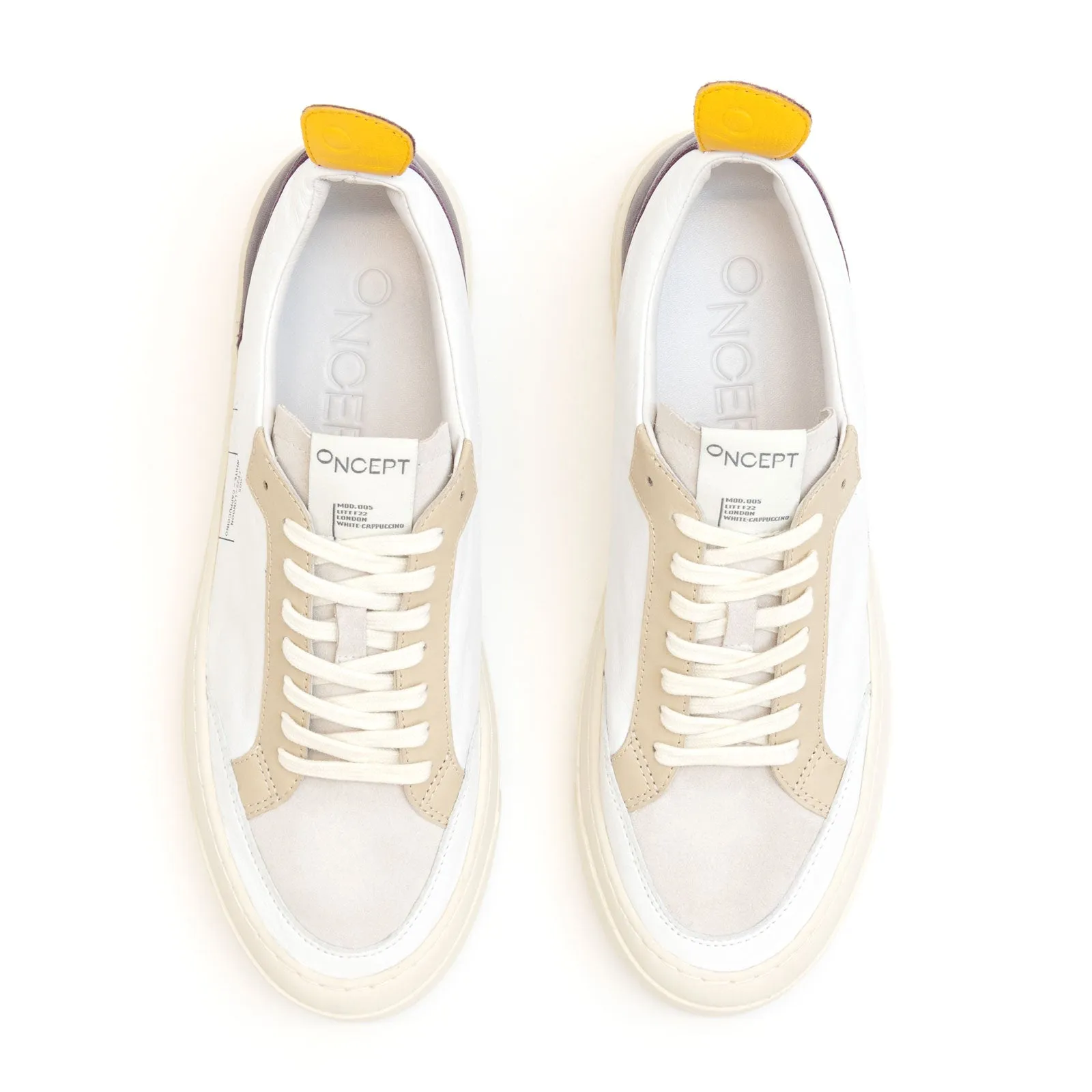 Oncept London Sneaker (Women) - White/Cappuccino