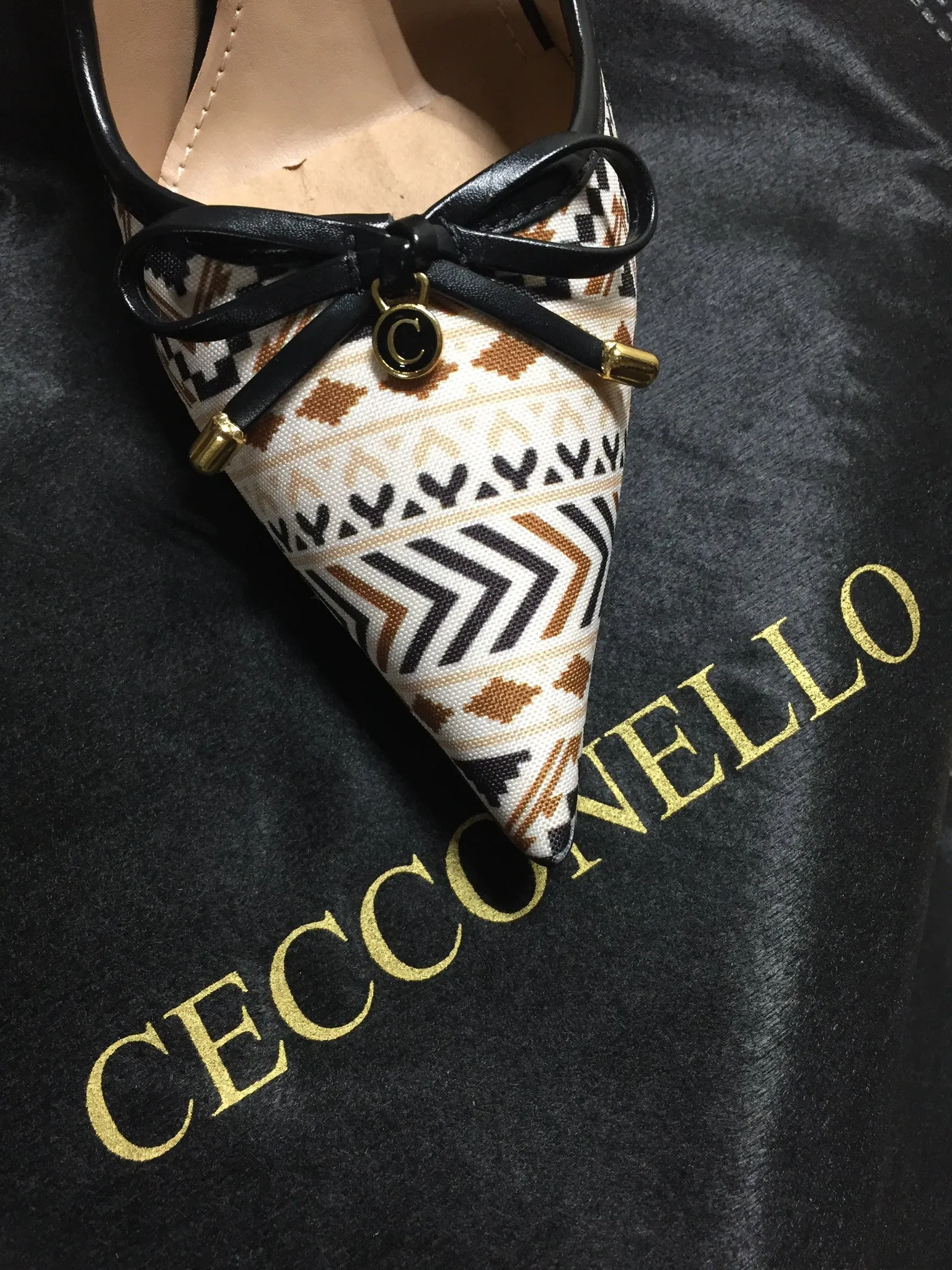 Pump High Heel Navajo Linen - Cecconello