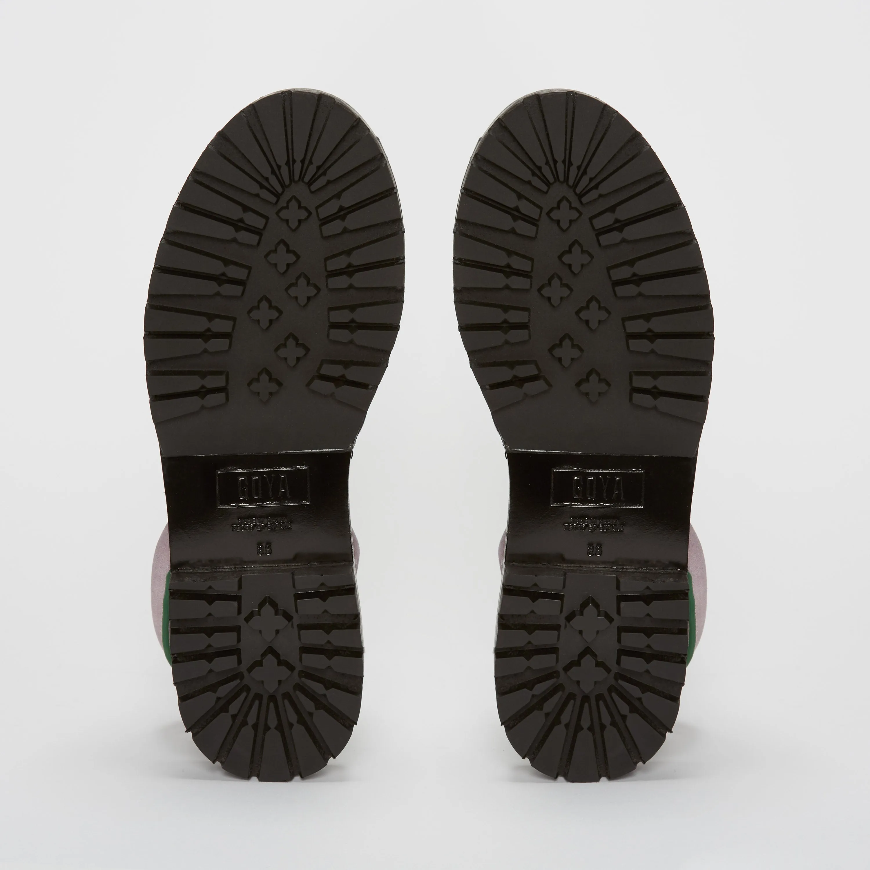 Quilted Lilac Suede Goya Slide