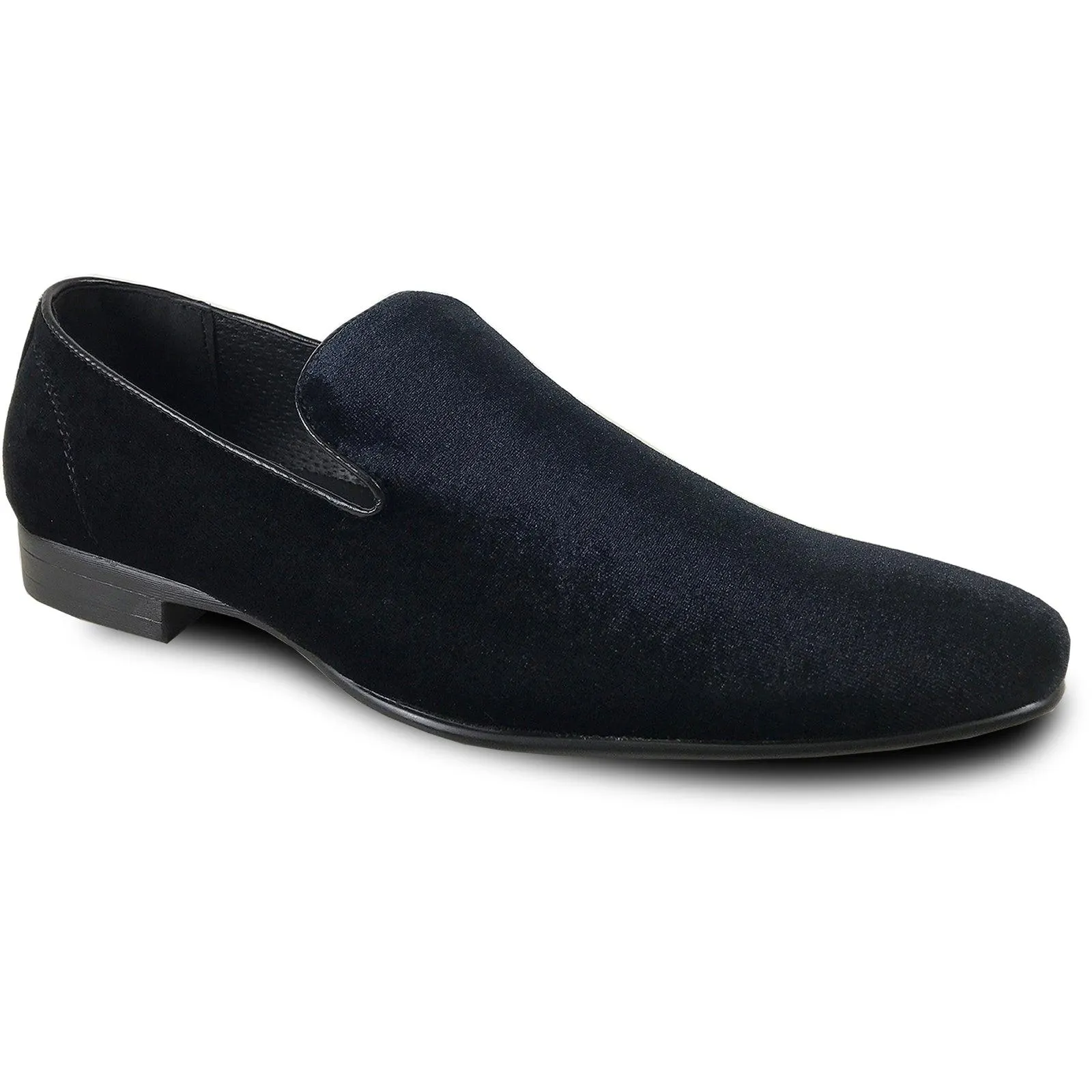 "Bravo Men's Velvet Tuxedo Loafer - Black"