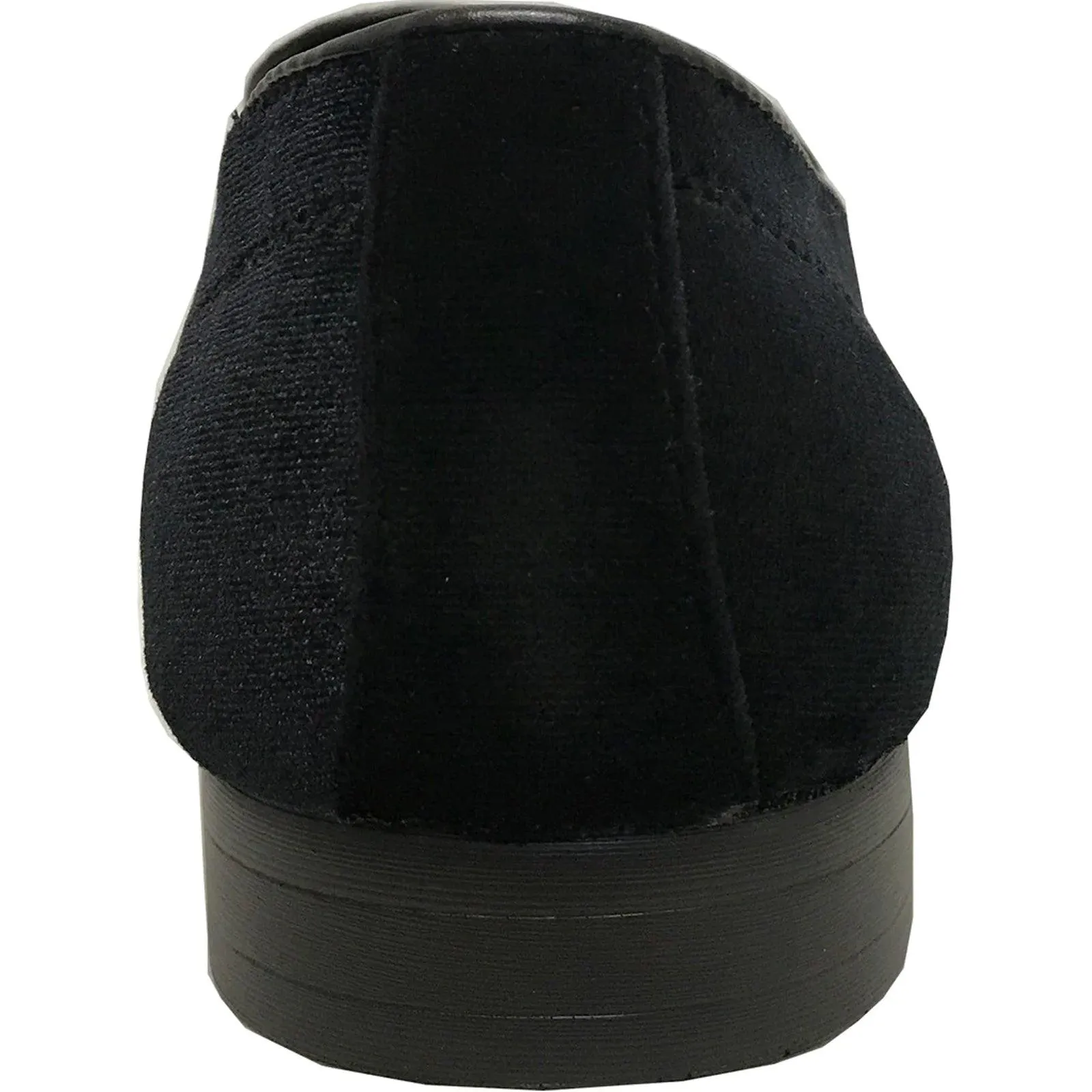 "Bravo Men's Velvet Tuxedo Loafer - Black"