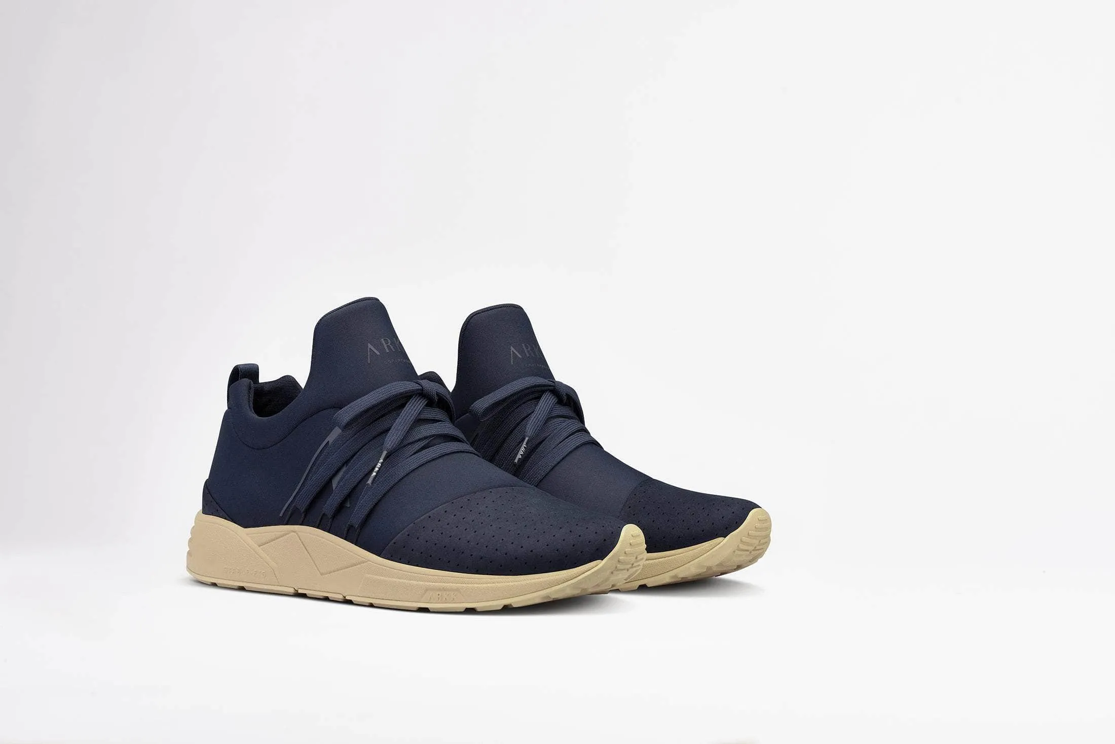Raven Nubuck S-E15 Navy Tan - Men
