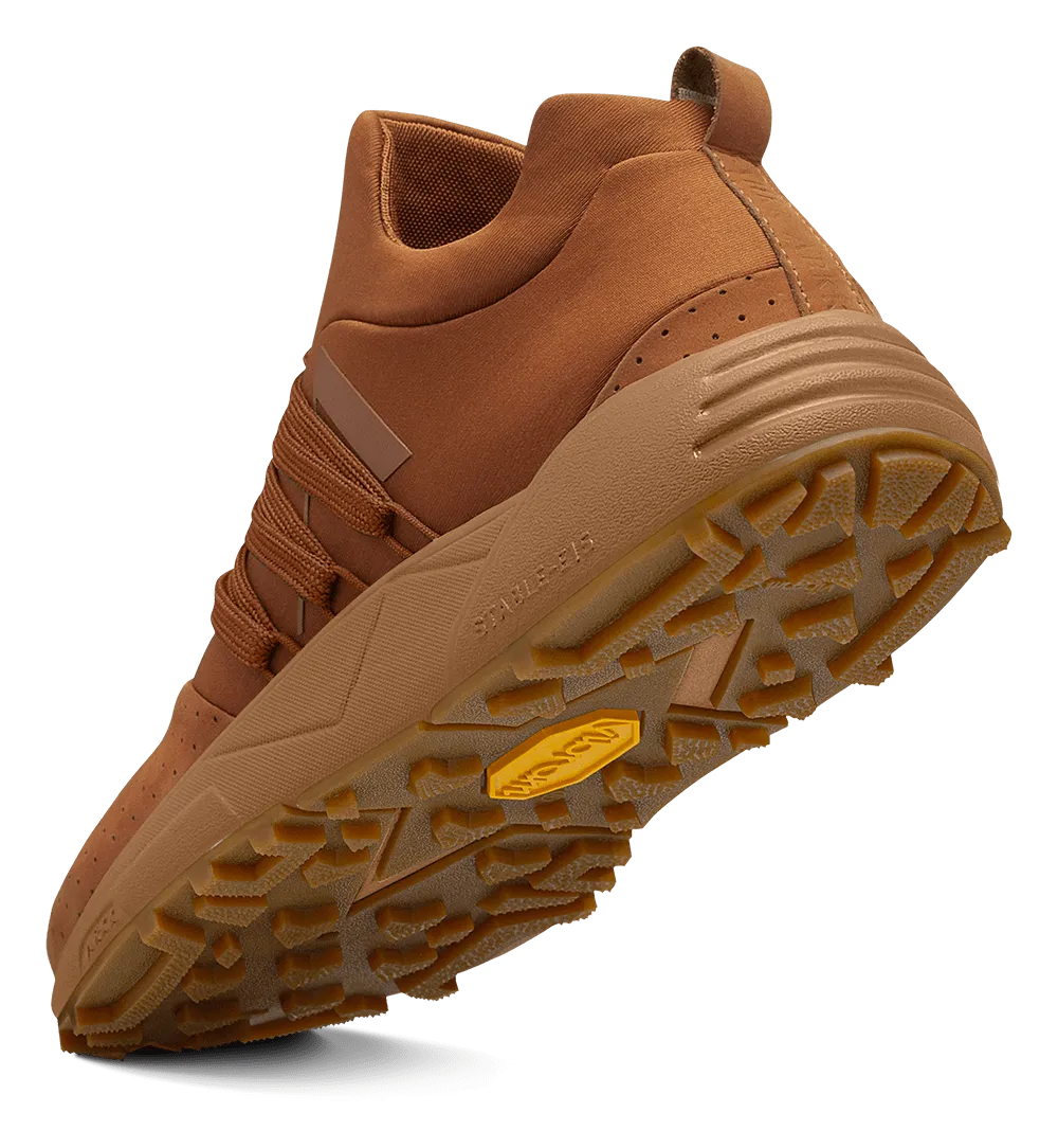 Raven Nubuck S-E15 Vibram | Caramel Cafe Brown Gum | Women