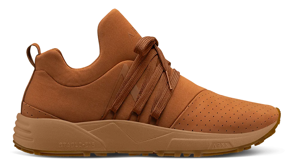 Raven Nubuck S-E15 Vibram | Caramel Cafe Brown Gum | Women
