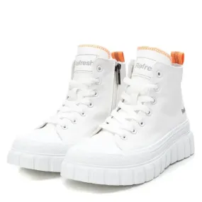Refresh White Chunky High Top Trainers