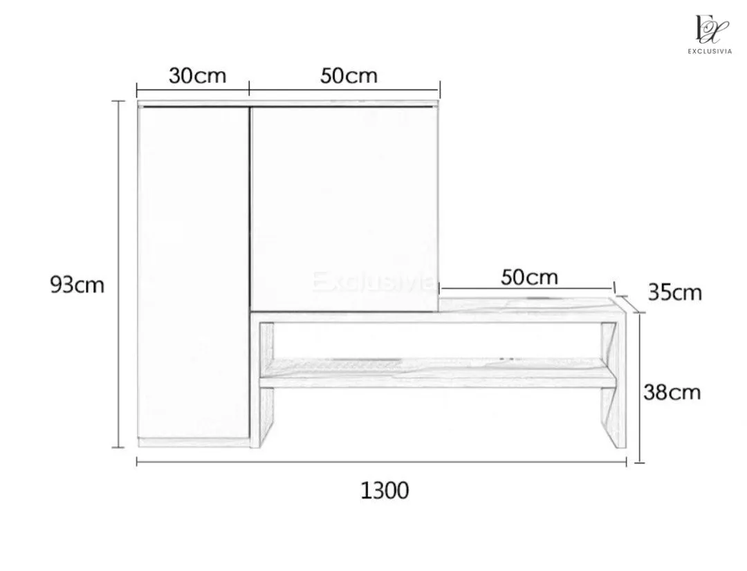 RHEA Modern Shoe Cabinet Bench