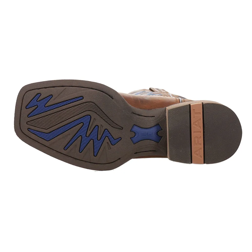 Ricochet Embroidered Square Toe Cowboy Boots