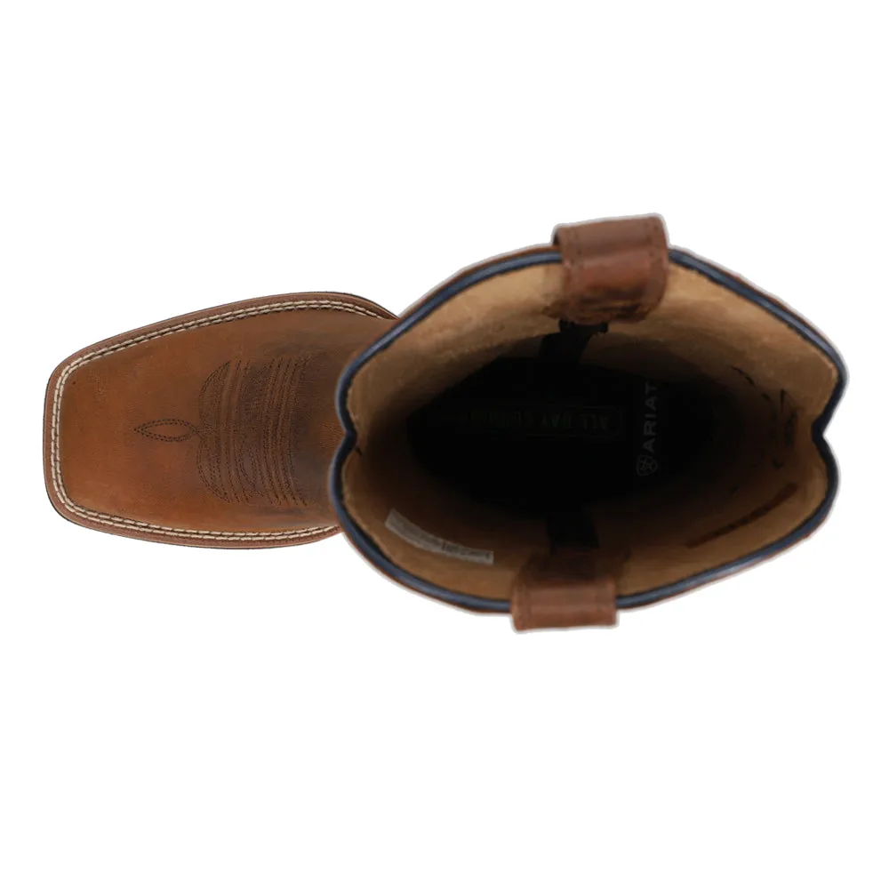Ricochet Embroidered Square Toe Cowboy Boots