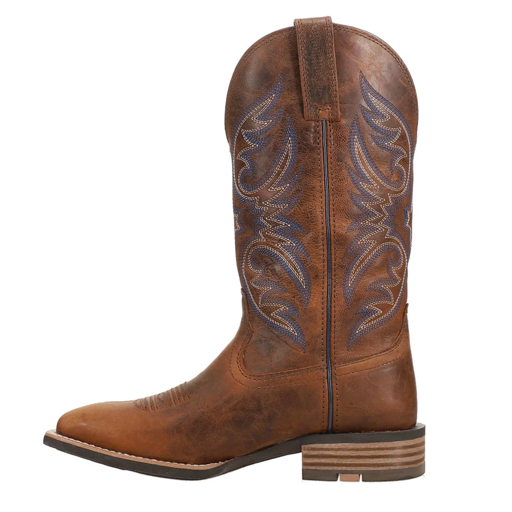 Ricochet Embroidered Square Toe Cowboy Boots
