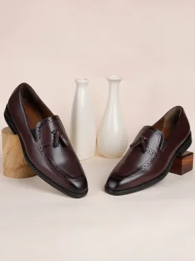 Rosewood Handcrafted Tassel Moccasins Slipon Shoe
