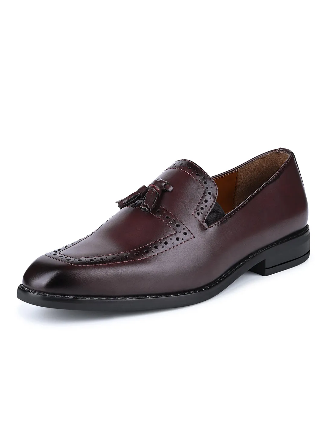 Rosewood Handcrafted Tassel Moccasins Slipon Shoe