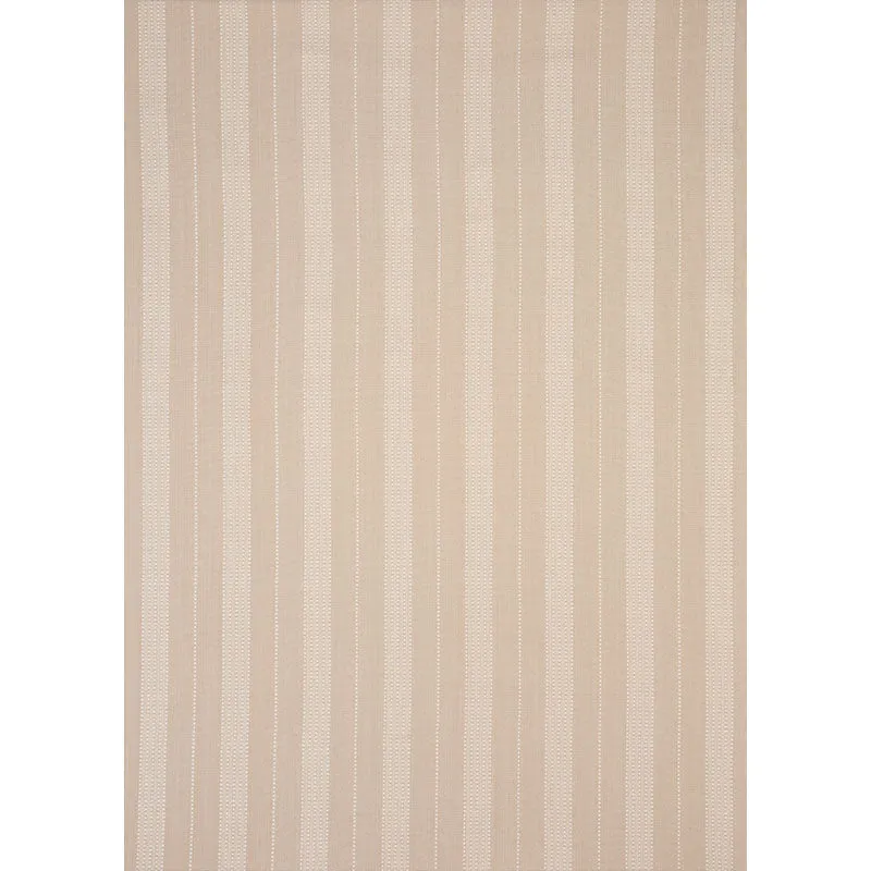 Schumacher Lubeck Stripe Natural Fabric
