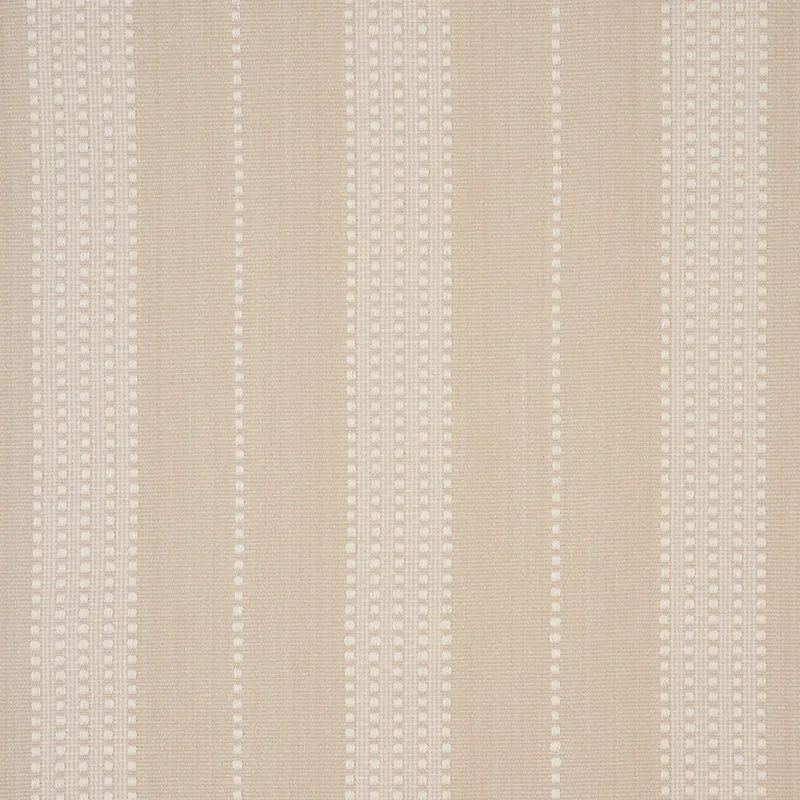 Schumacher Lubeck Stripe Natural Fabric