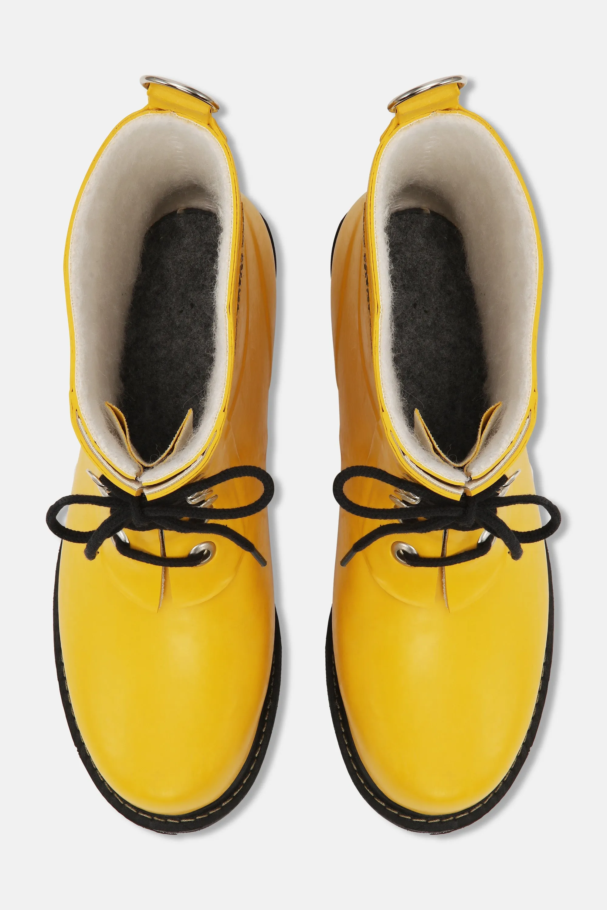 Short Rubber Boots - Cyber Yellow