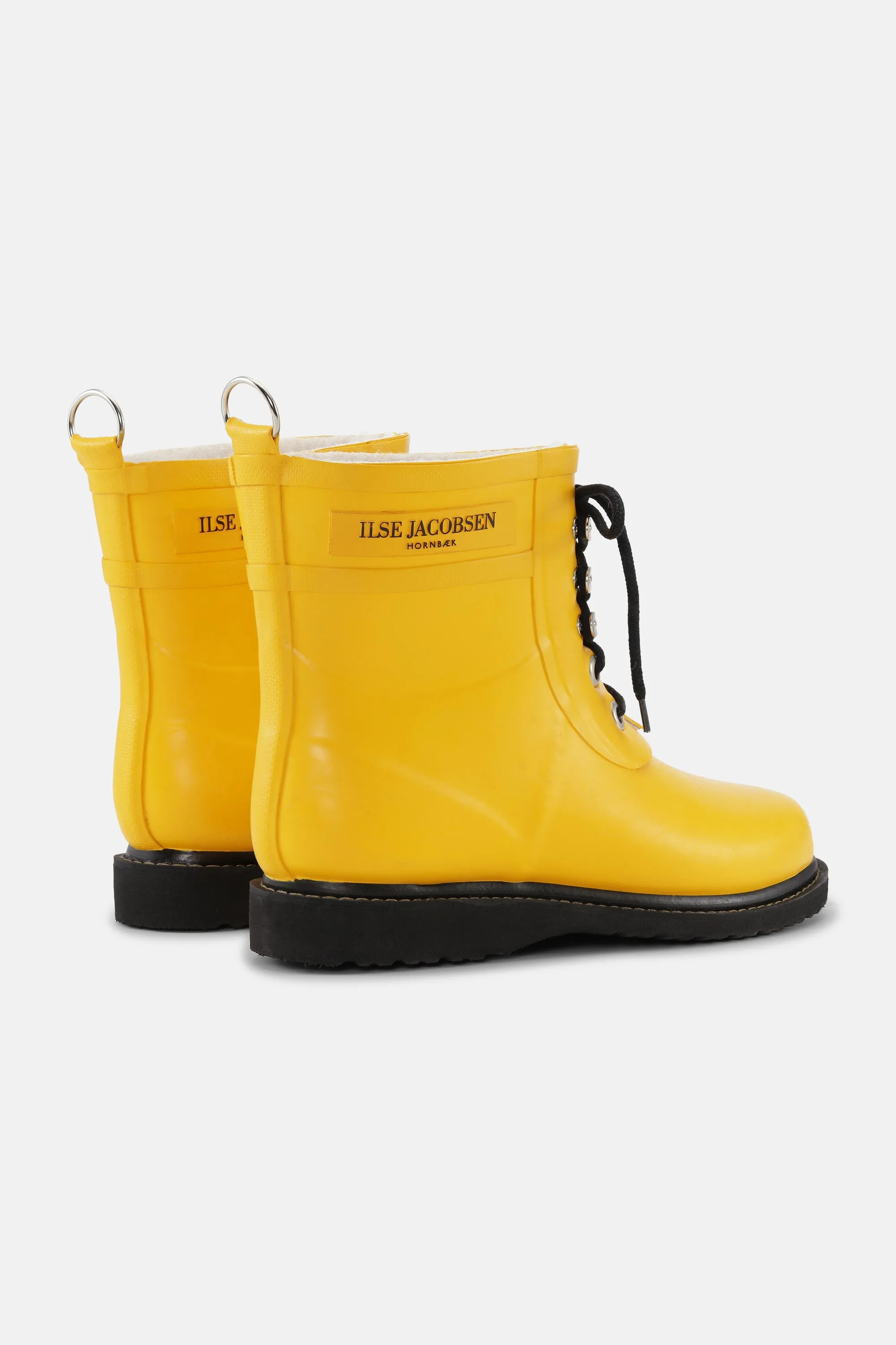 Short Rubber Boots - Cyber Yellow
