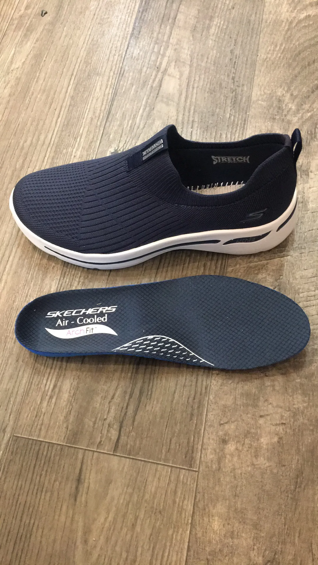 Skechers 149709 Go Walk Arch Fit Iconic Navy Shoe