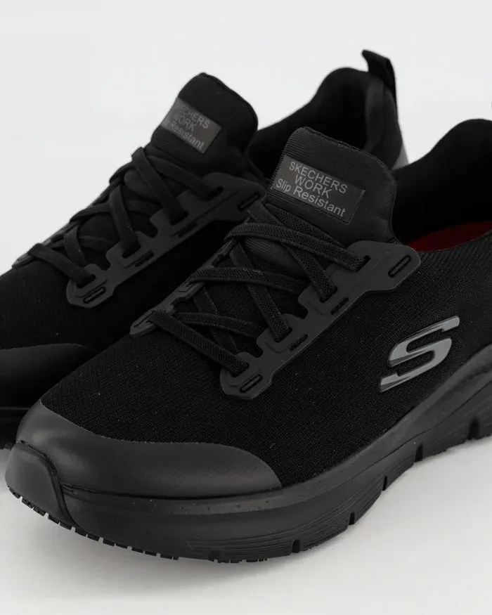 Skechers Arch Fit SR Vermical Wide Shoe Black