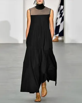 Sleeveless elegant style dress