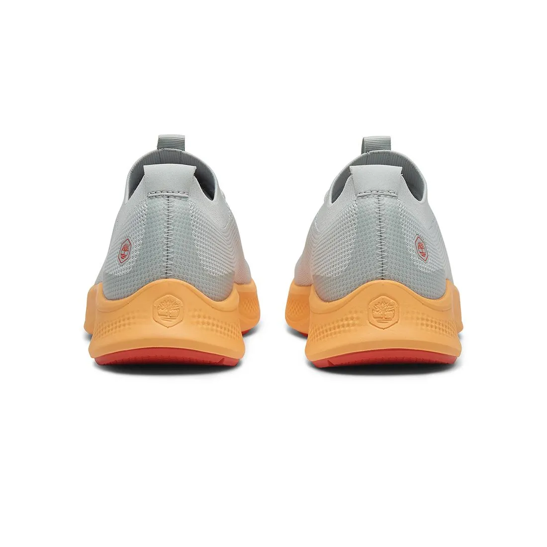 Solace Slipon Knit Work Shoe Grey/Orange