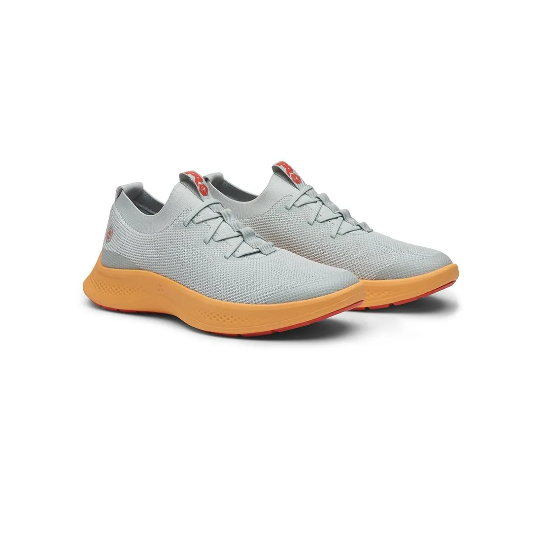 Solace Slipon Knit Work Shoe Grey/Orange